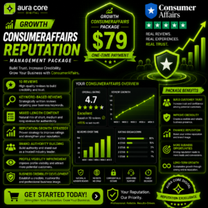 ConsumerAffairs Reputation Management Services