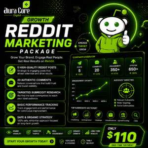 Growth Reddit Marketing Package