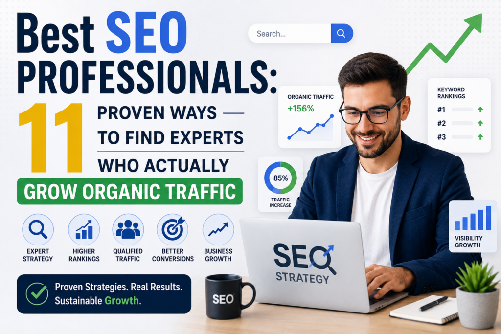 Best SEO Professionals: 11 Proven Ways to Find Experts Who Actually Grow Organic Traffic