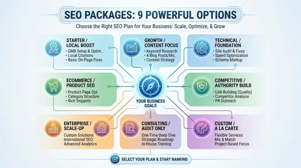 SEO Packages: 9 Powerful Options to Choose the Right SEO Plan for Your Business