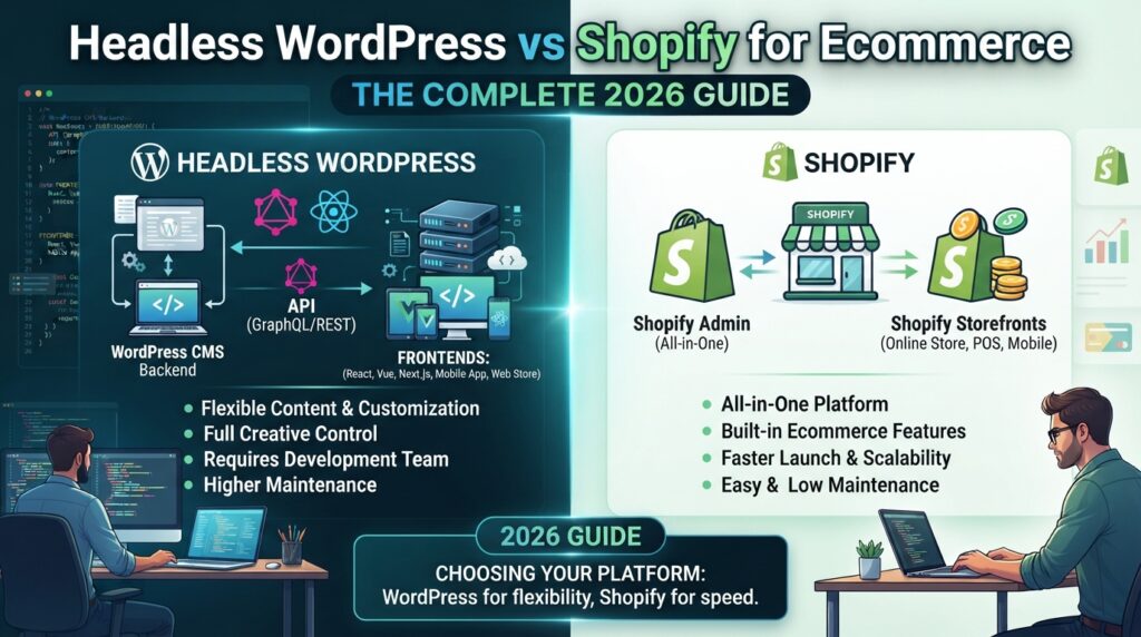 Headless WordPress vs Shopify for Ecommerce: The Complete 2026 Guide